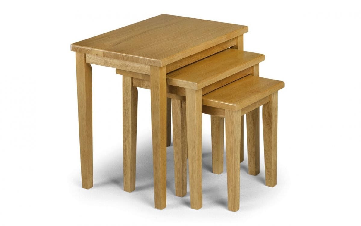 Clio Nest of Tables - Oak - Image 2