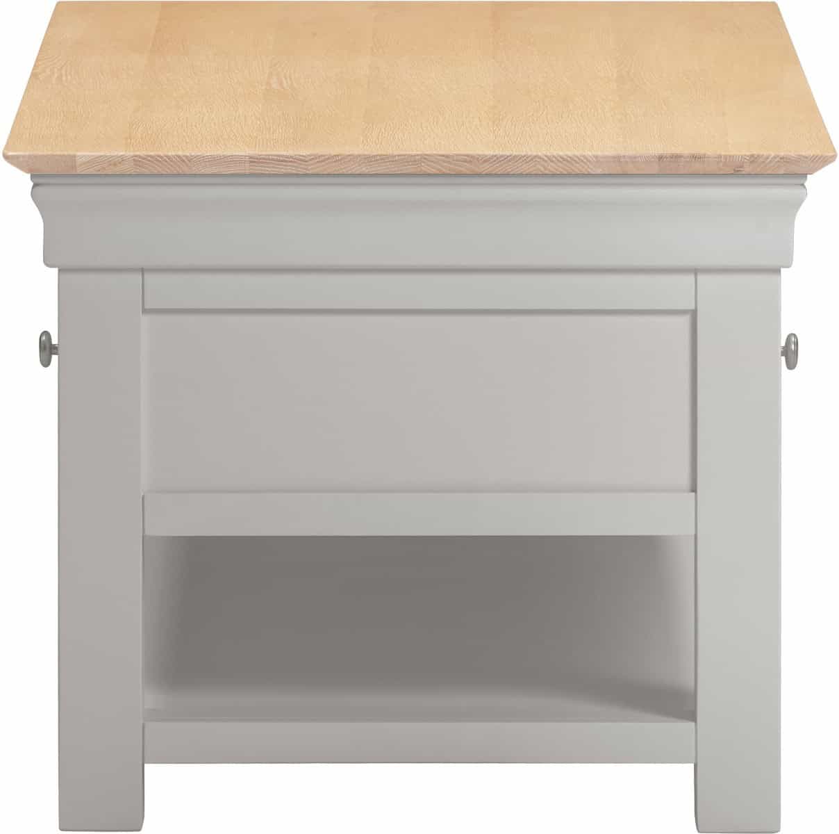 Bordeaux 2 Drawer Coffee Table - Pebble Grey - Image 6
