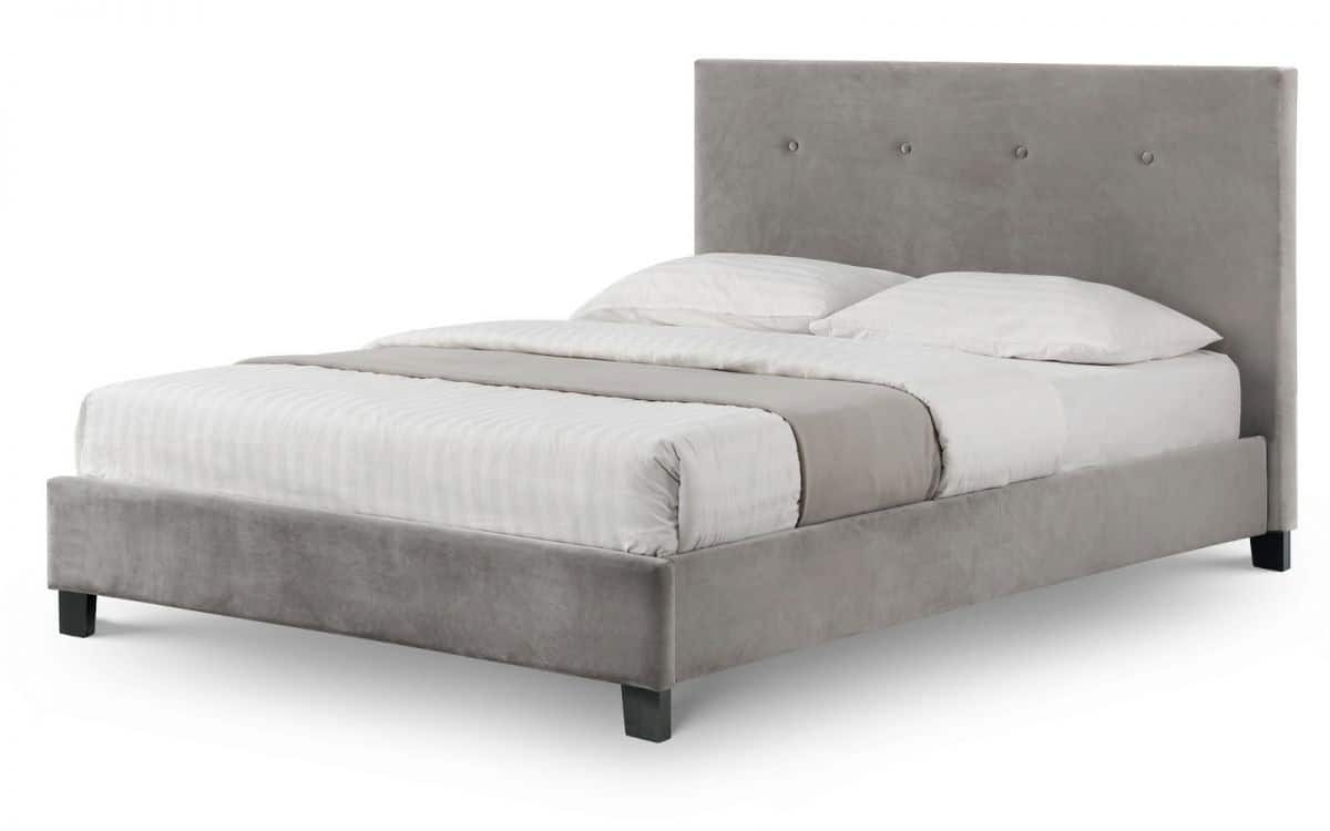 Elmington 5ft Bedframe - Grey Velvet - Image 2
