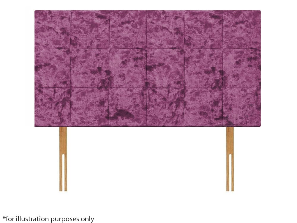 Apollo 5ft Croydon Headboard - Glitz Purple | Buy Online | Beds.ie