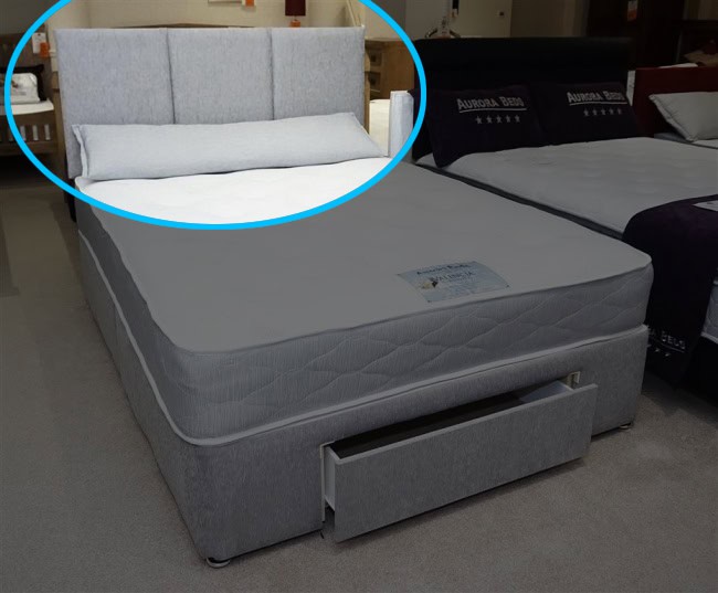 3ft6 Valencia Grey Headboard - Image 2