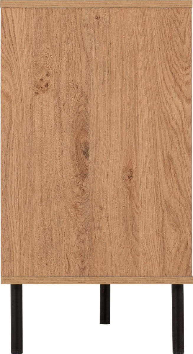 Leon 2 Door 3 Drawer Sideboard - Medium Oak Effect - Image 6