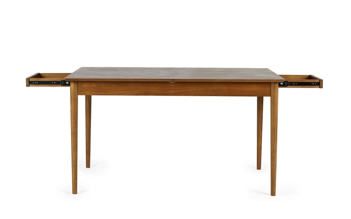 Lowell Extending Dining Table - Cherry Wood - Image 4