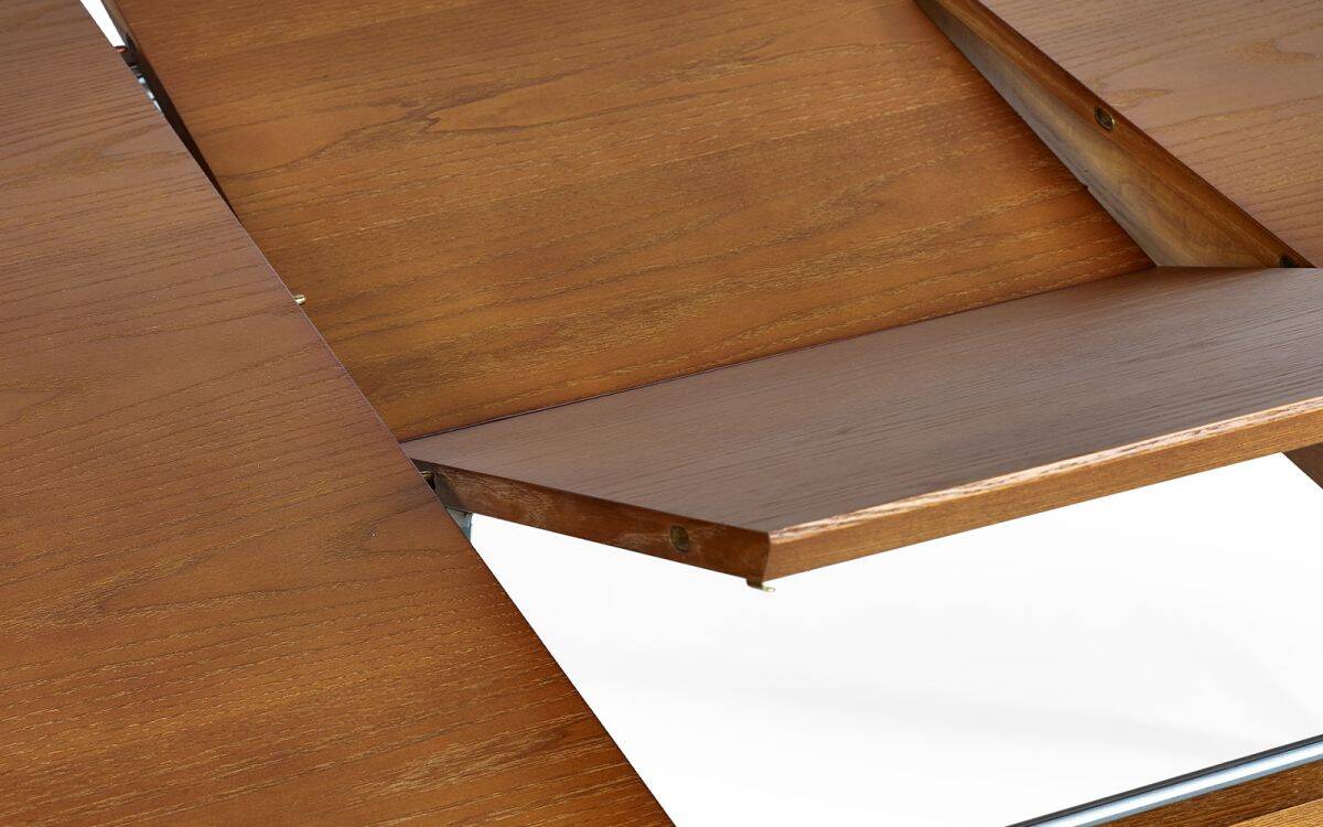 Lowell Extending Dining Table - Cherry Wood - Image 6