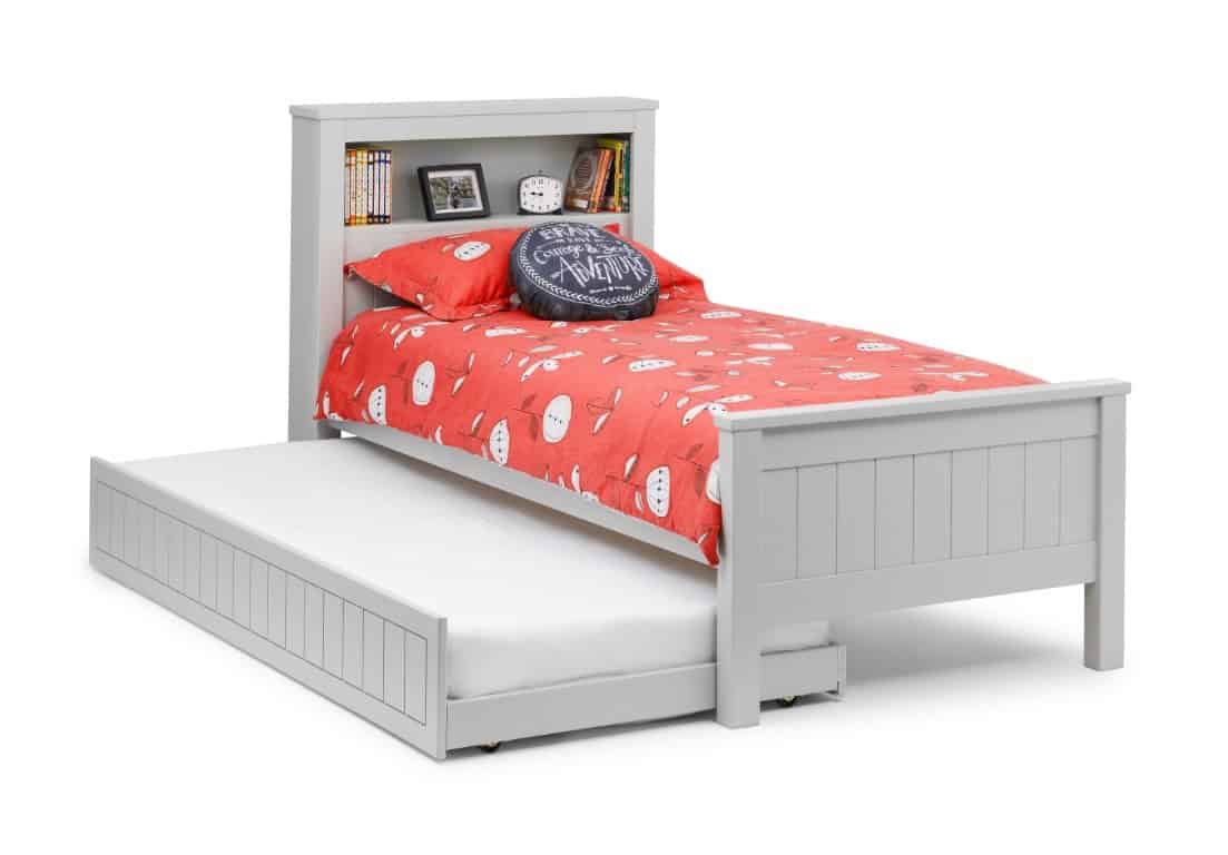 Braid Bookcase Bed & Trundle - Dove Grey - Image 2