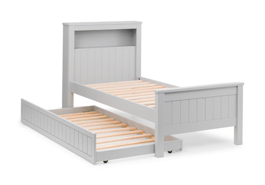 Braid Bookcase Bed & Trundle - Dove Grey - Image 3