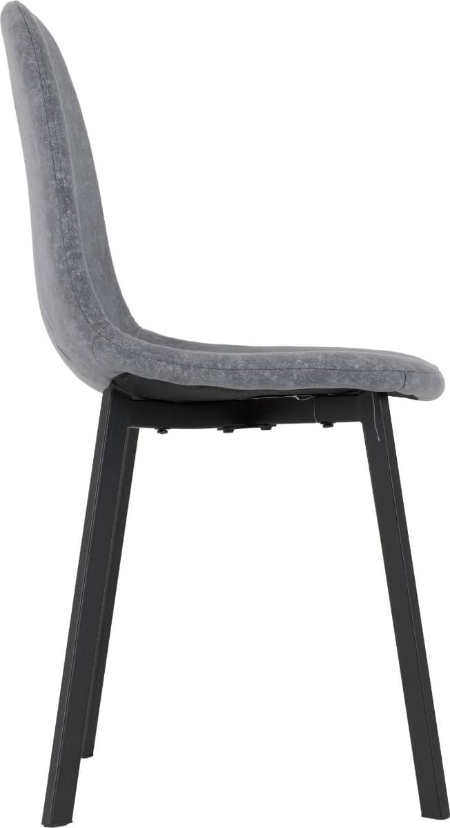 Berlin Dining Chair (Set of Four) - Grey - Image 3