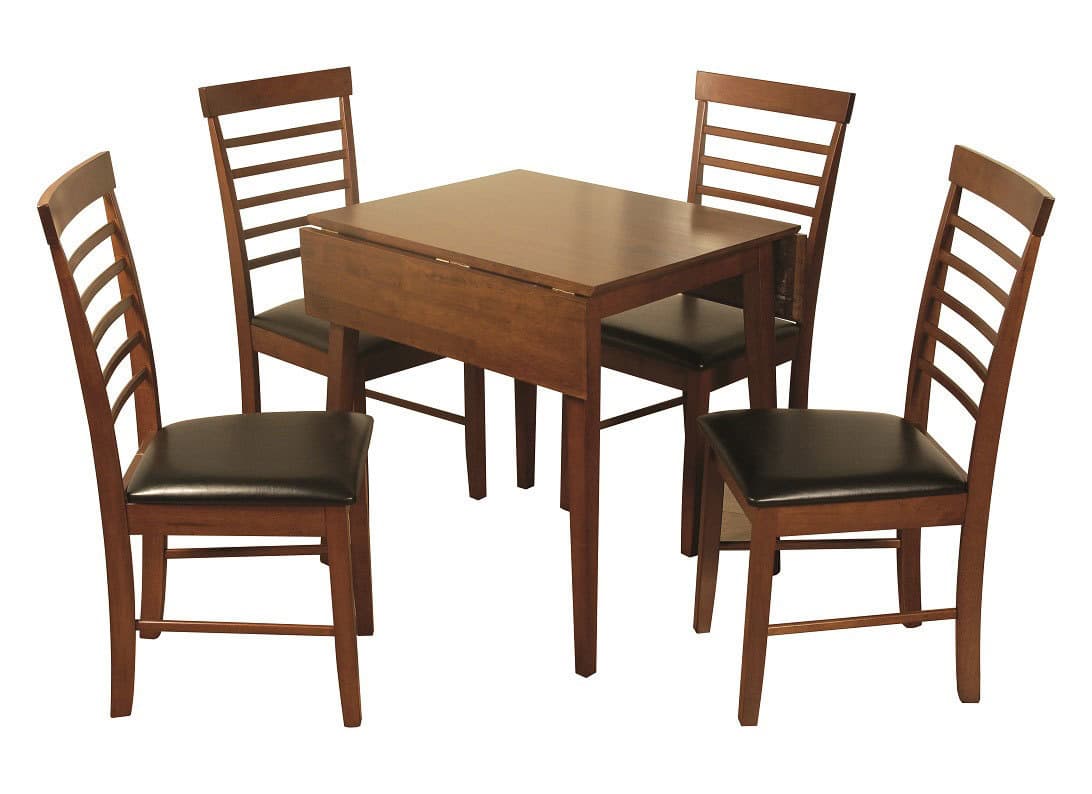 Hanover Dark Square Drop Leaf Dining Table | Buy Online | Beds.ie