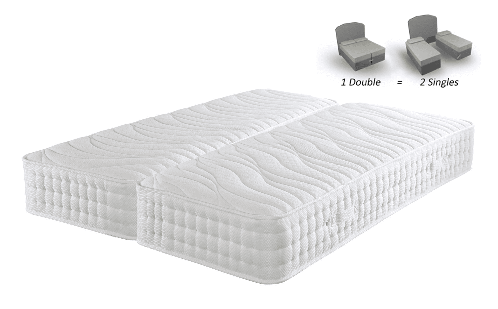 Healthbeds 6ft Posture Support Zip & Link Mattress | Buy Online | Beds.ie