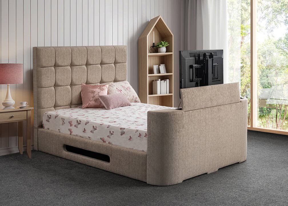 4ft6 Jasmine TV Bed | Buy Online | Beds.ie