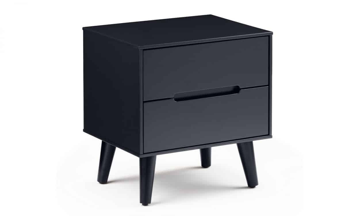 Trent 2 Drawer Bedside - Anthracite | Buy Online | Beds.ie