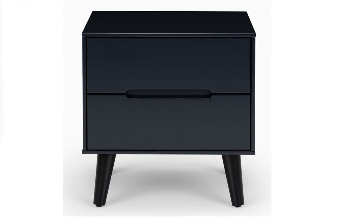 Trent 2 Drawer Bedside - Anthracite - Image 2