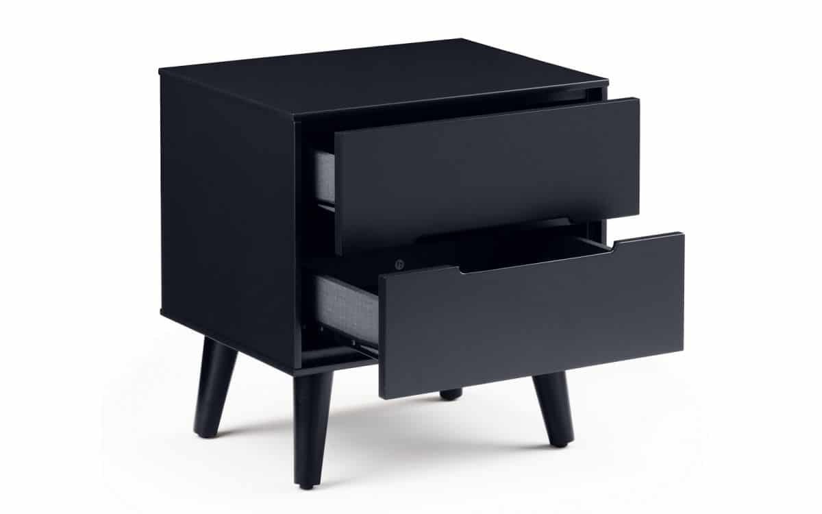Trent 2 Drawer Bedside - Anthracite - Image 4