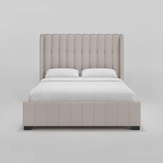Megan 4ft6 Bedframe - Beige - Image 4