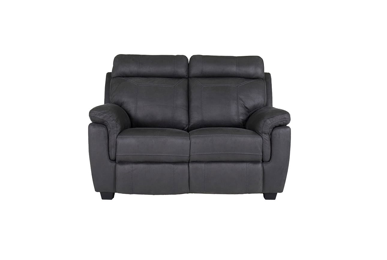 Baxter 2 Seater Sofa - Azul Leather Fabric - Image 3