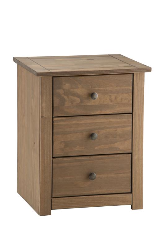 Santiago 3 Drawer Bedside (Set Of 2) - Image 2