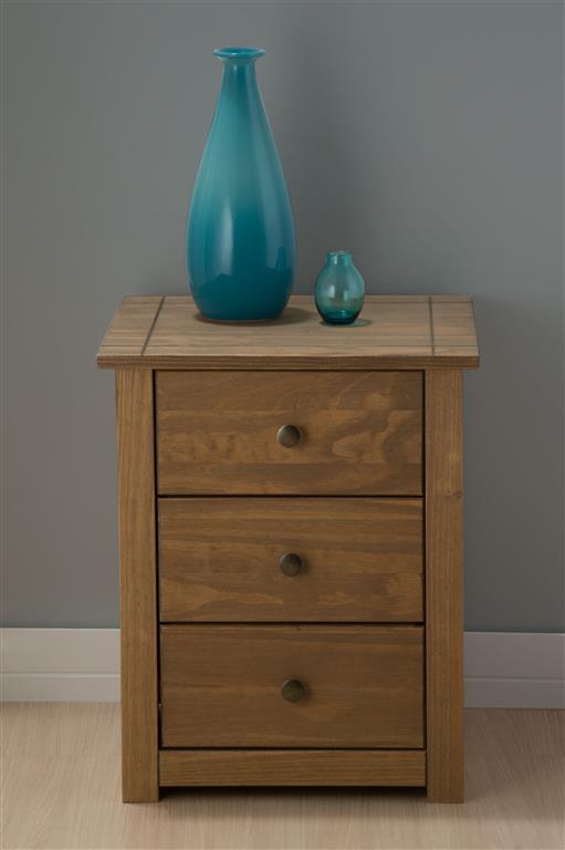 Santiago 3 Drawer Bedside (Set Of 2) - Image 4