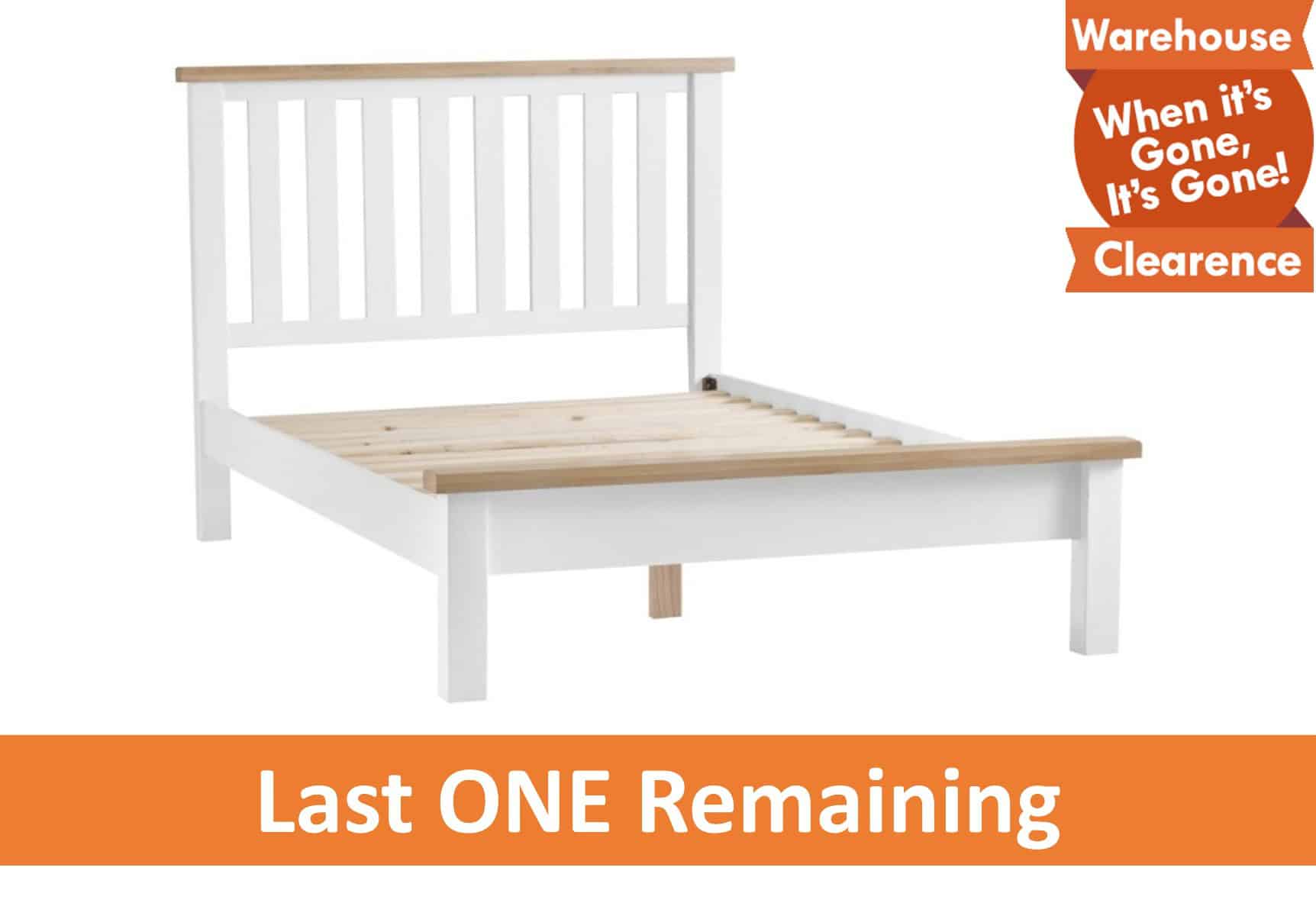 Douglas 3ft Bedframe - White & Oak - Image 7