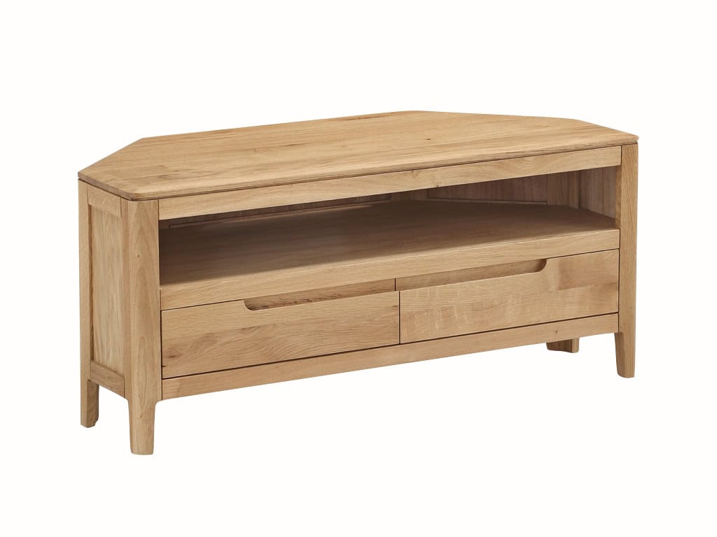 Dunmore Corner TV Unit - Oak | Buy Online | Beds.ie
