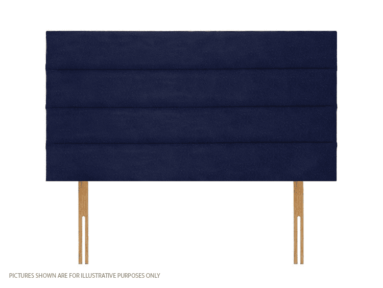 Apollo 4ft Dundee Headboard - Velvet Navy Blue | Buy Online | Beds.ie
