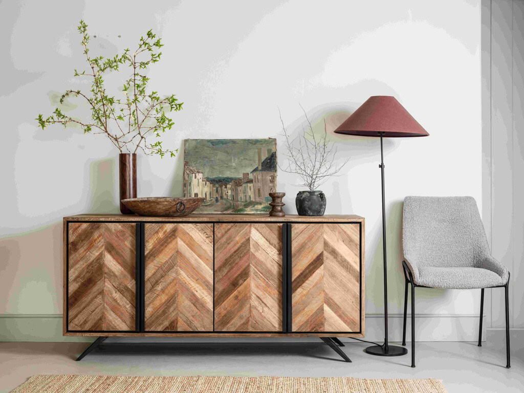 Baker Furniture Camden Wide Sideboard - Herringbone - Image 5