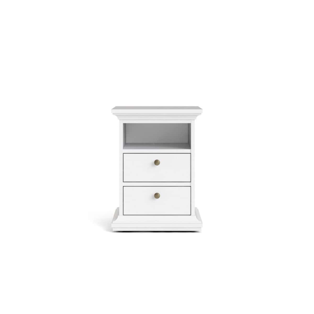 Paris Small Bedside - White | Buy Online | Beds.ie