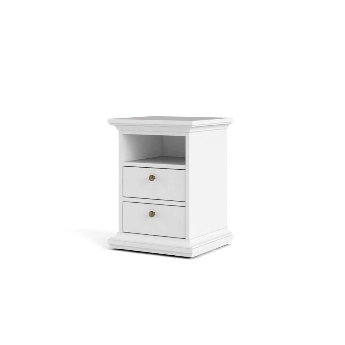 Paris Small Bedside - White - Image 2
