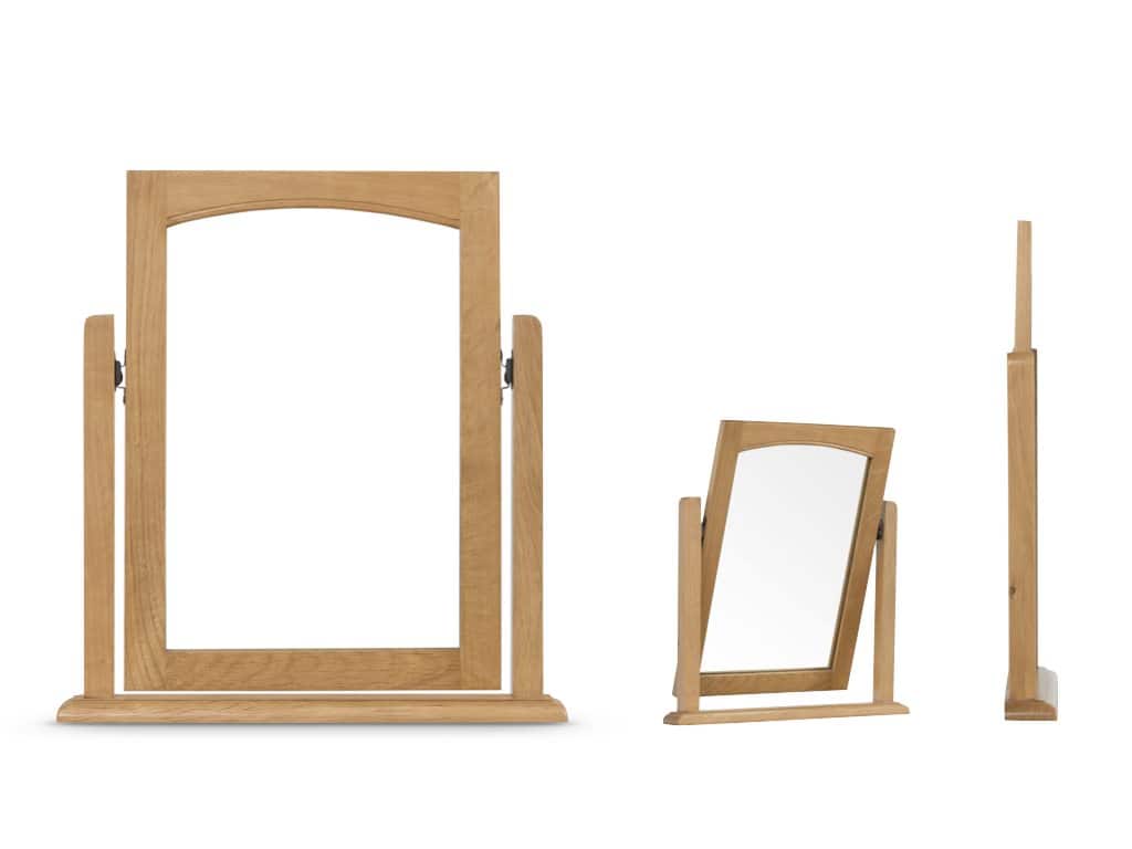 Kilkenny Oak Vanity Mirror | Buy Online | Beds.ie
