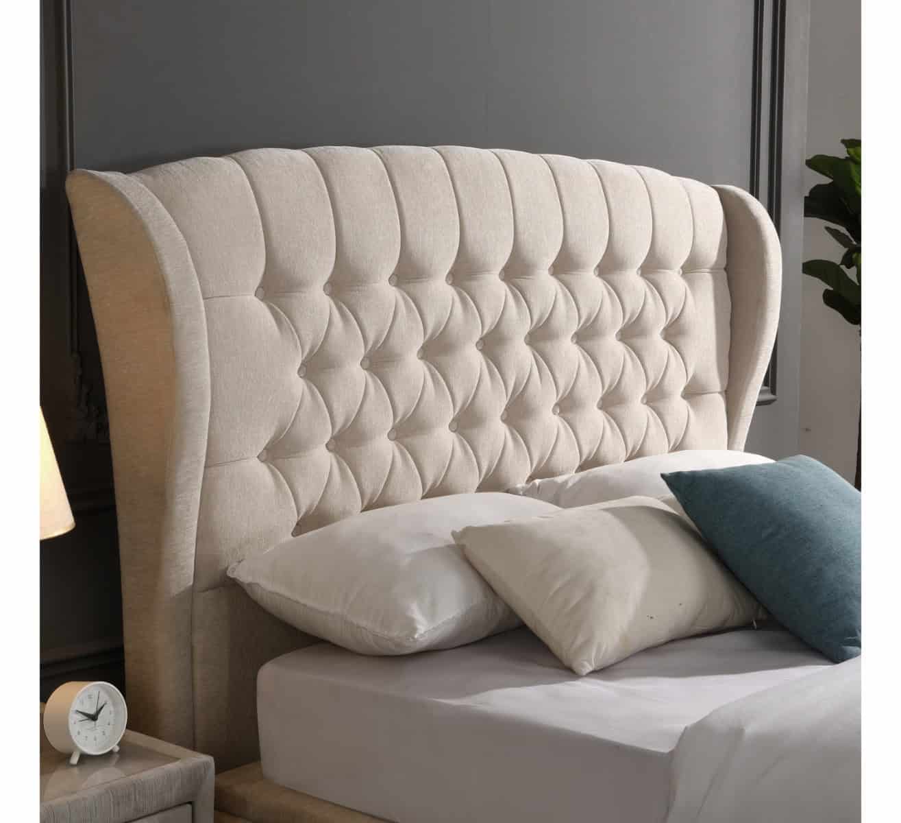 Lily 5ft Headboard - Beige | Buy Online | Beds.ie