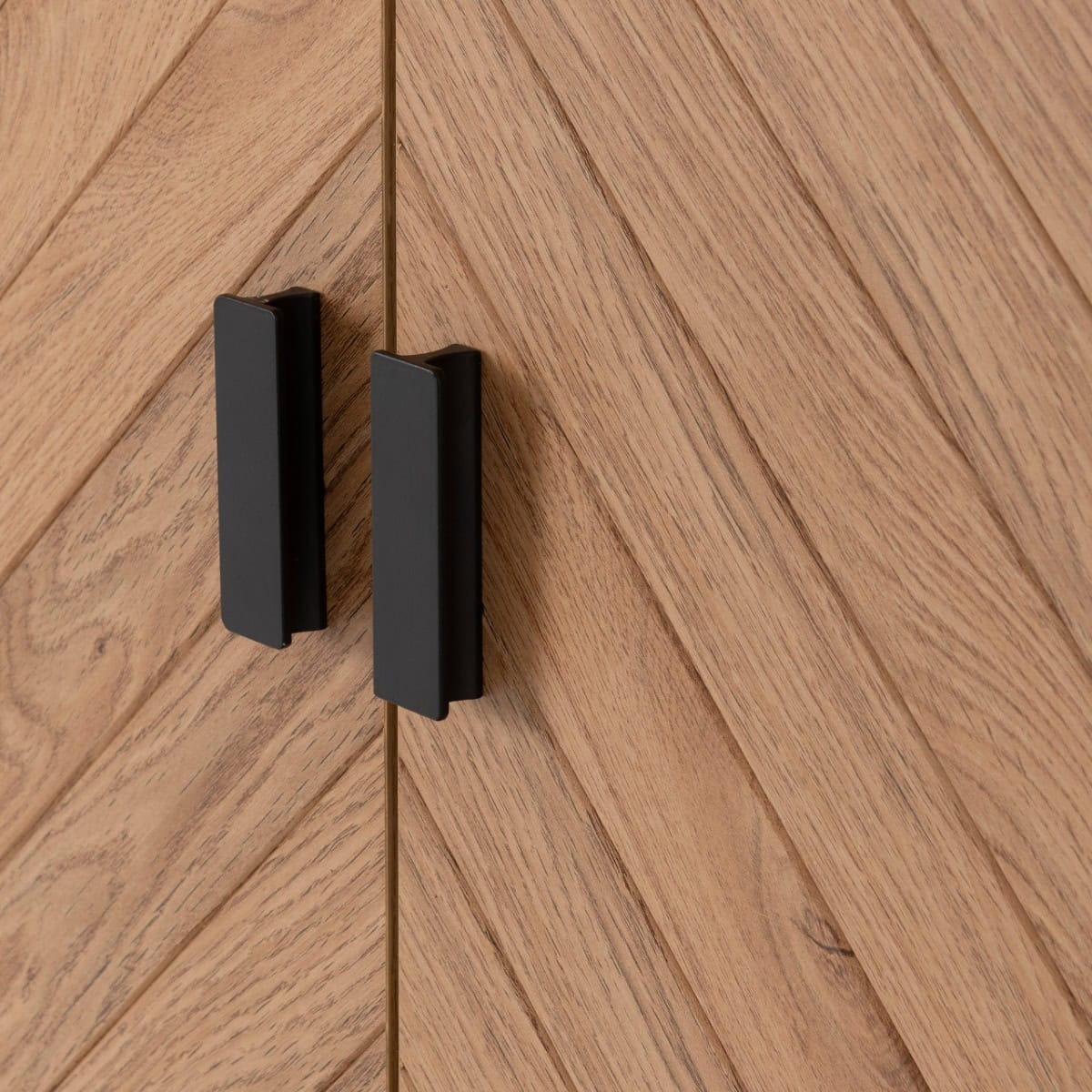 Leon 3 Door 2 Drawer Wardrobe - Medium Oak Effect - Image 7
