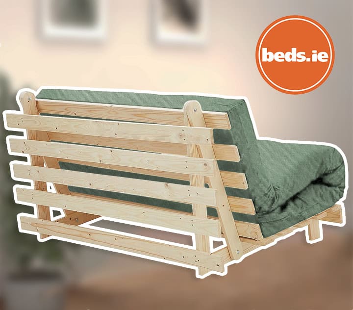 4ft6 Mito Futon Bed with Harmony Green Mattress - Image 2