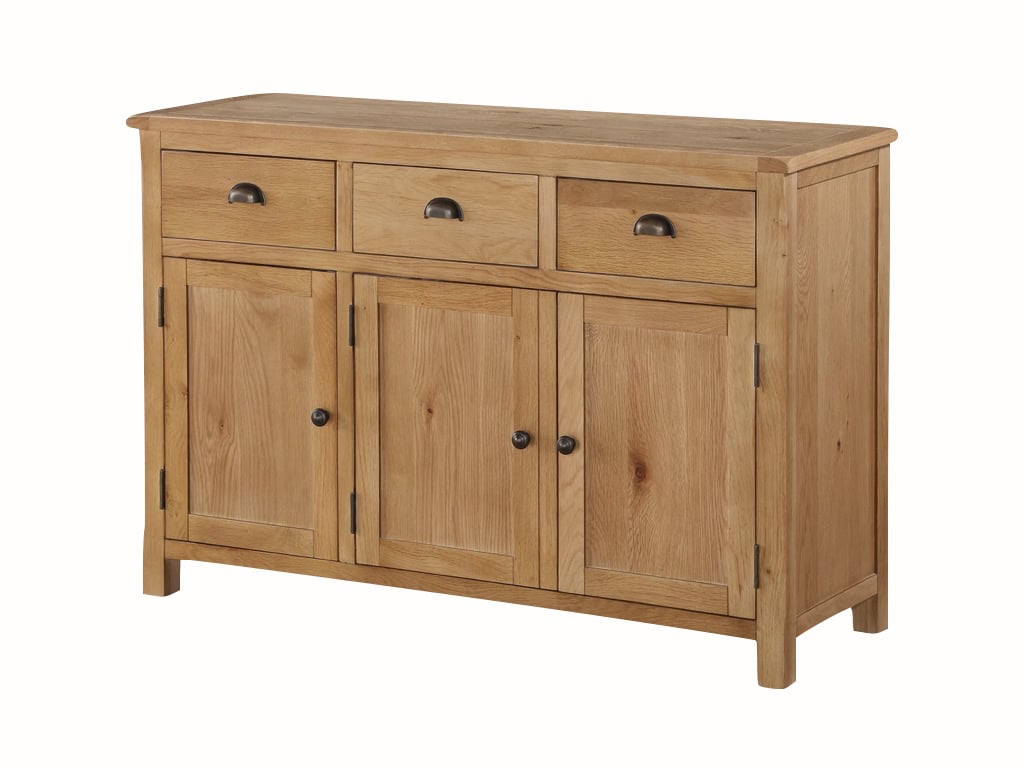 Kilmore Oak 3 Door Sideboard | Buy Online | Beds.ie