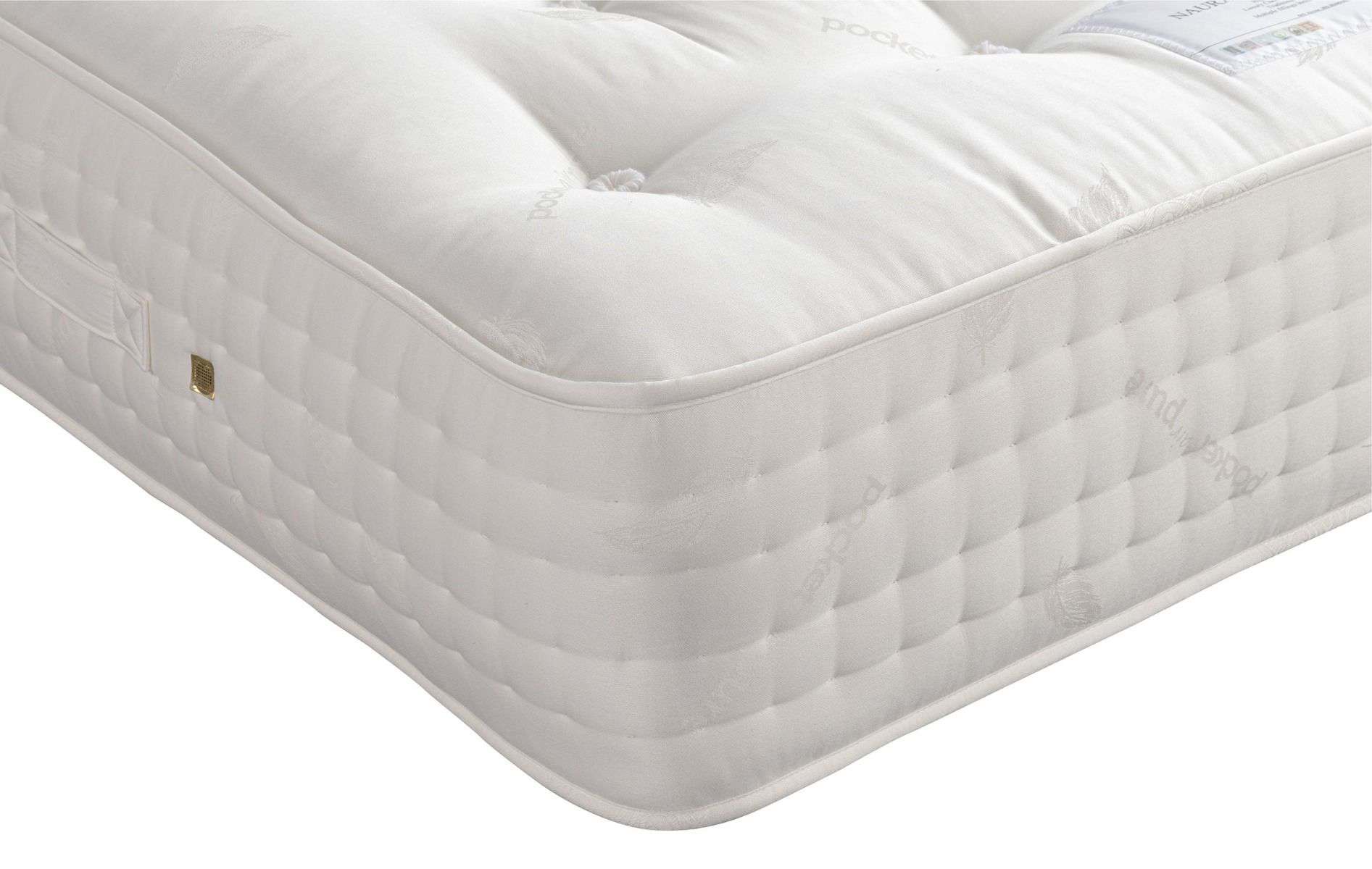 4ft6 Natural Orlando 1500 Mattress - Image 3