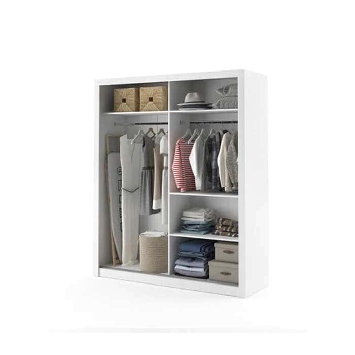 Denmark Large 1.5M Sliderobe - Shetland Oak - Image 2