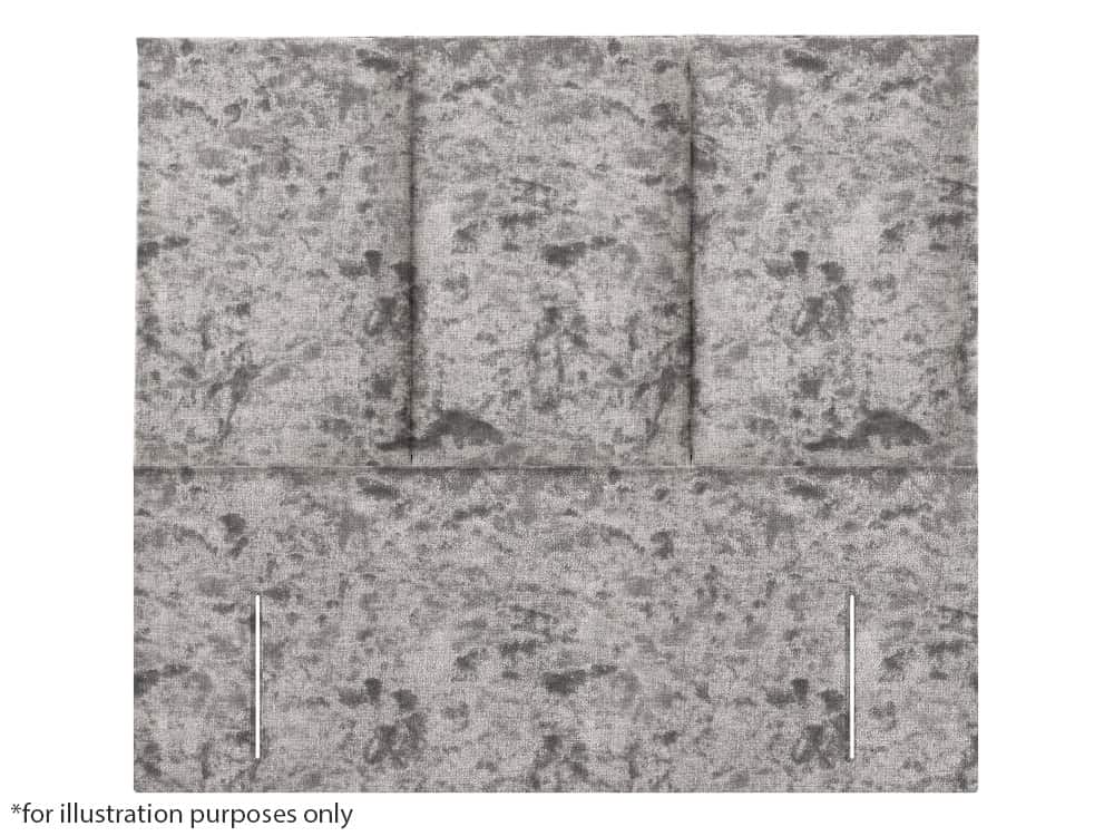 Apollo 6ft Monaco Headboard - Glitz Grey | Buy Online | Beds.ie