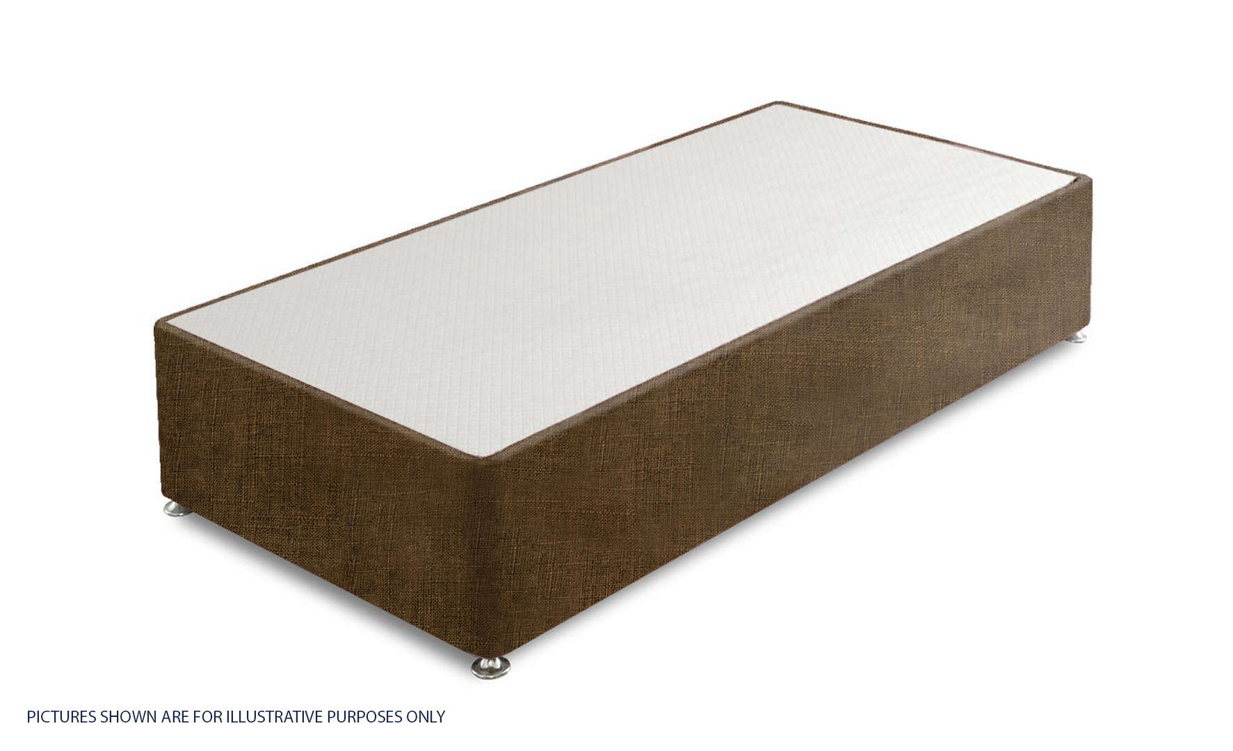 Apollo 3ft Azzure Brown Divan Base | Buy Online | Beds.ie