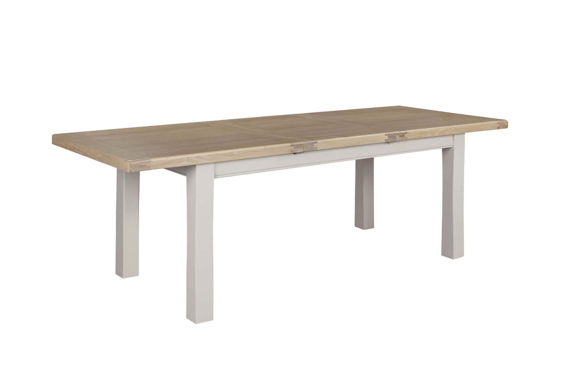 Doune Extending Dining Table (180cm-246cm) - Taupe - Image 2