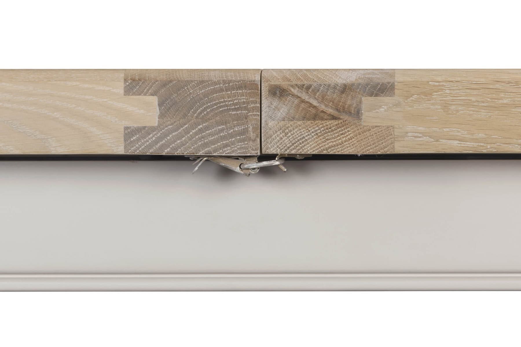 Doune Extending Dining Table (180cm-246cm) - Taupe - Image 8