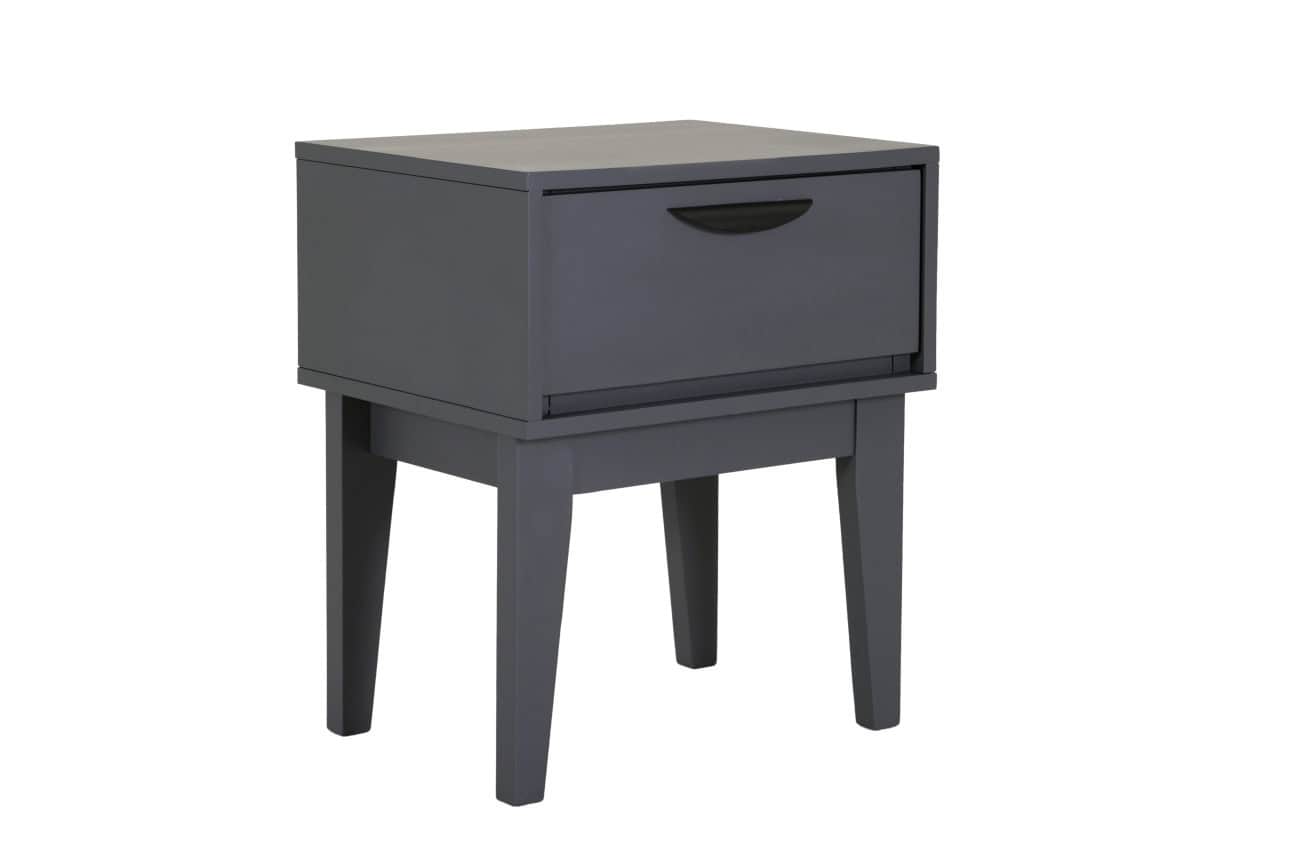 Luna Bedside Table - Dark Grey | Buy Online | Beds.ie