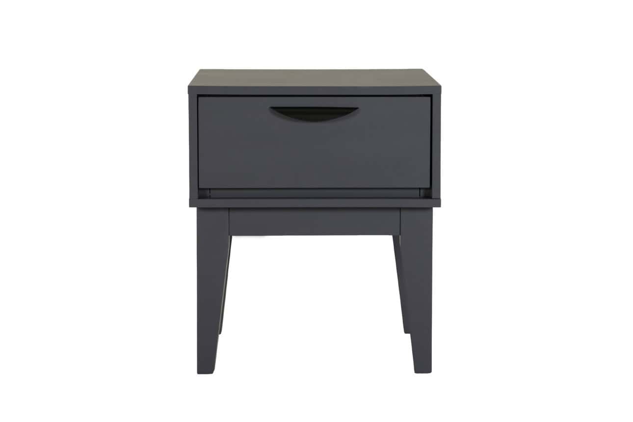 Luna Bedside Table - Dark Grey - Image 2