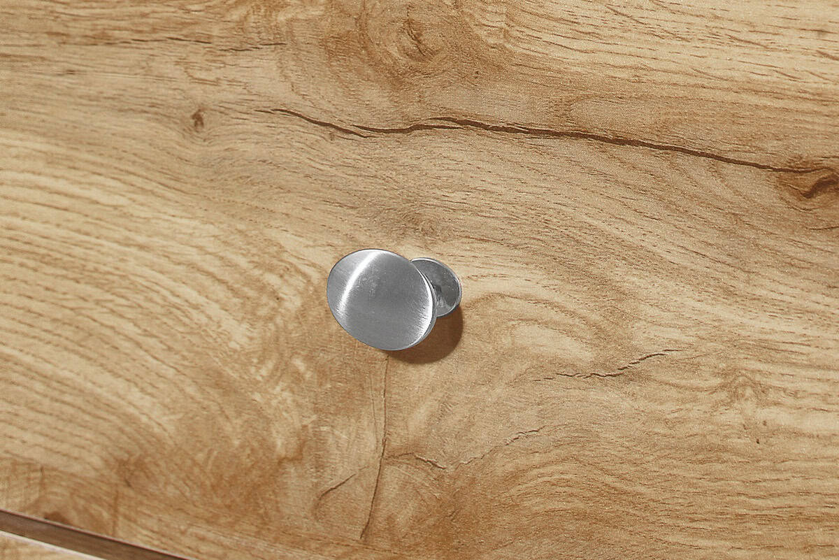 Hampstead 3 Drawer Bedside - Oak - Image 5