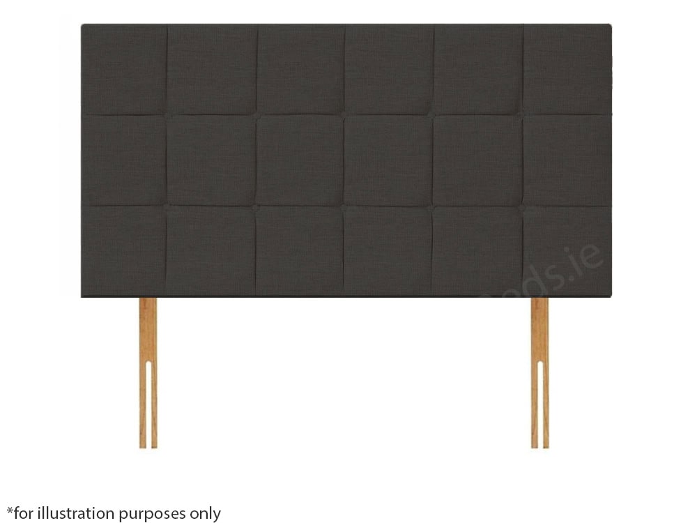 Apollo 2ft6 Croydon Headboard - Azzure Dark Grey | Buy Online | Beds.ie