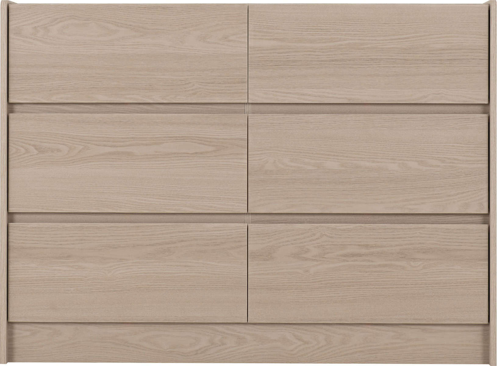 Paris 6 Drawer Chest - Smoked Ash - Image 3