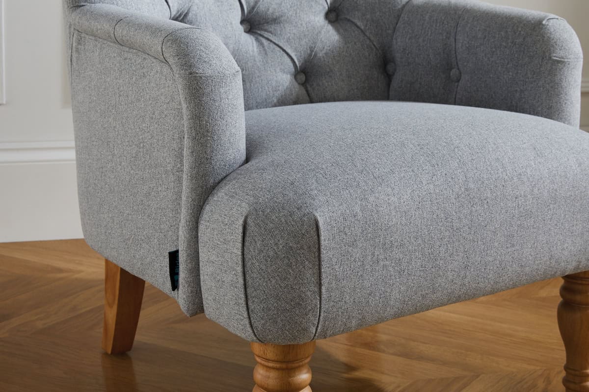Padstow Armchair - Grey - Image 9