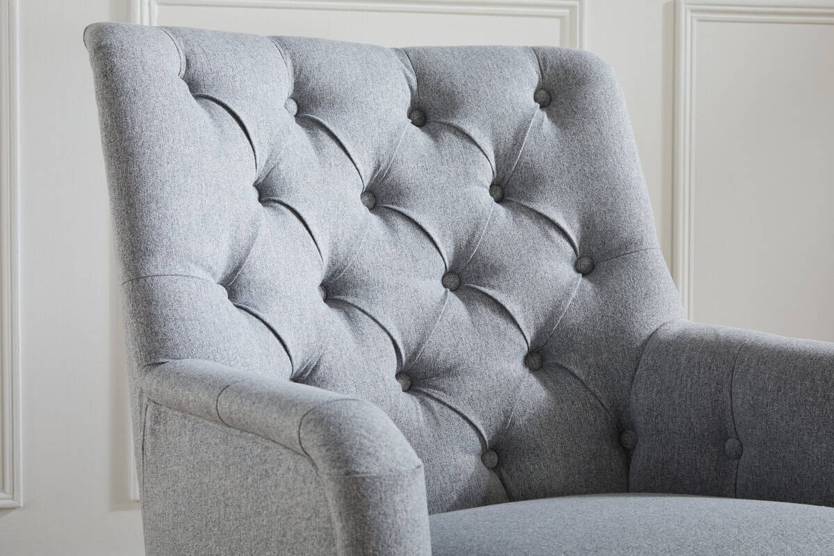 Padstow Armchair - Grey - Image 10