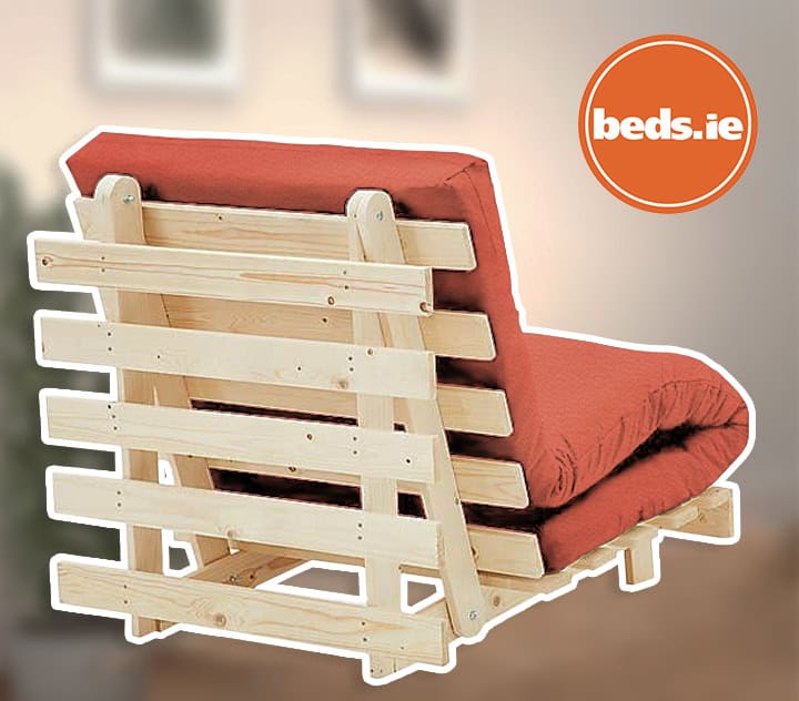 2ft6 Mito Futon Bed with Coral Mattress - Image 2